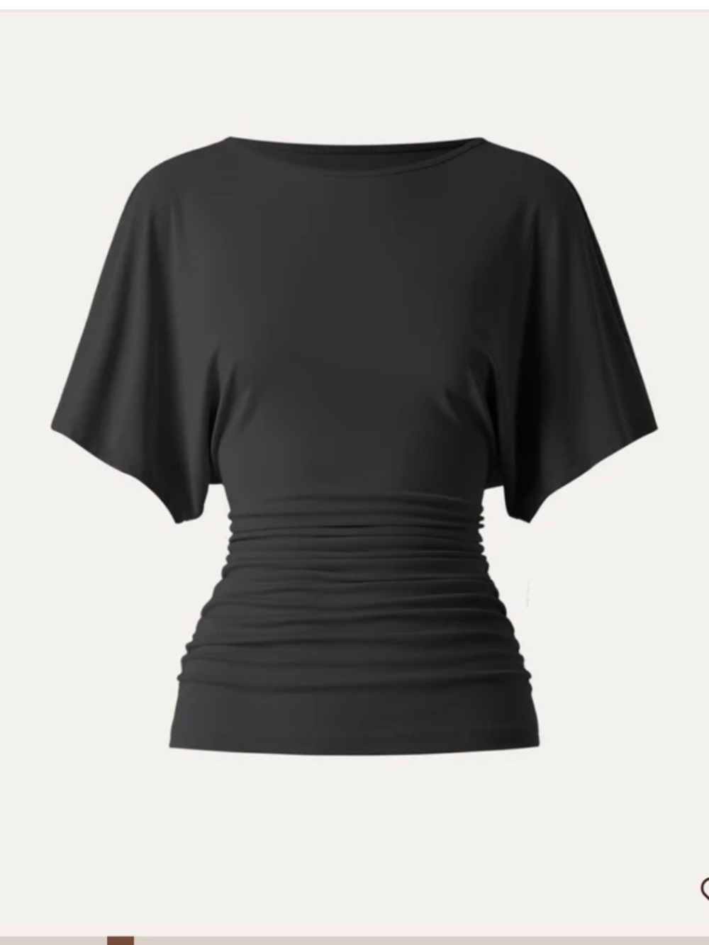OGL Relaxed Fit Top Black NWT Soft Stretch Tee